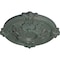 Ekena Millwork Hamilton Ceiling Medallion (Fits Canopies up to 3 3/4"), 17 3/8"OD x 1 3/4"P, Cloud Burst Crackle CM17HACBC - alternate 4